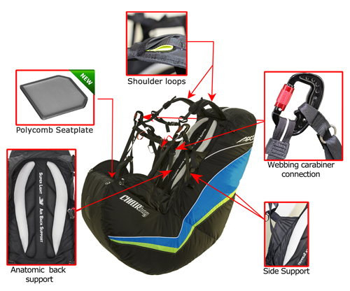 chairbag V harness/backpack